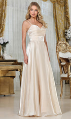 Adora Design 3326 - Sleeveless Sweetheart Prom Gown with Slit