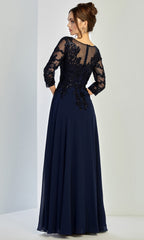 Adora Design 3247-03 - Three Quarter Sleeve Gown