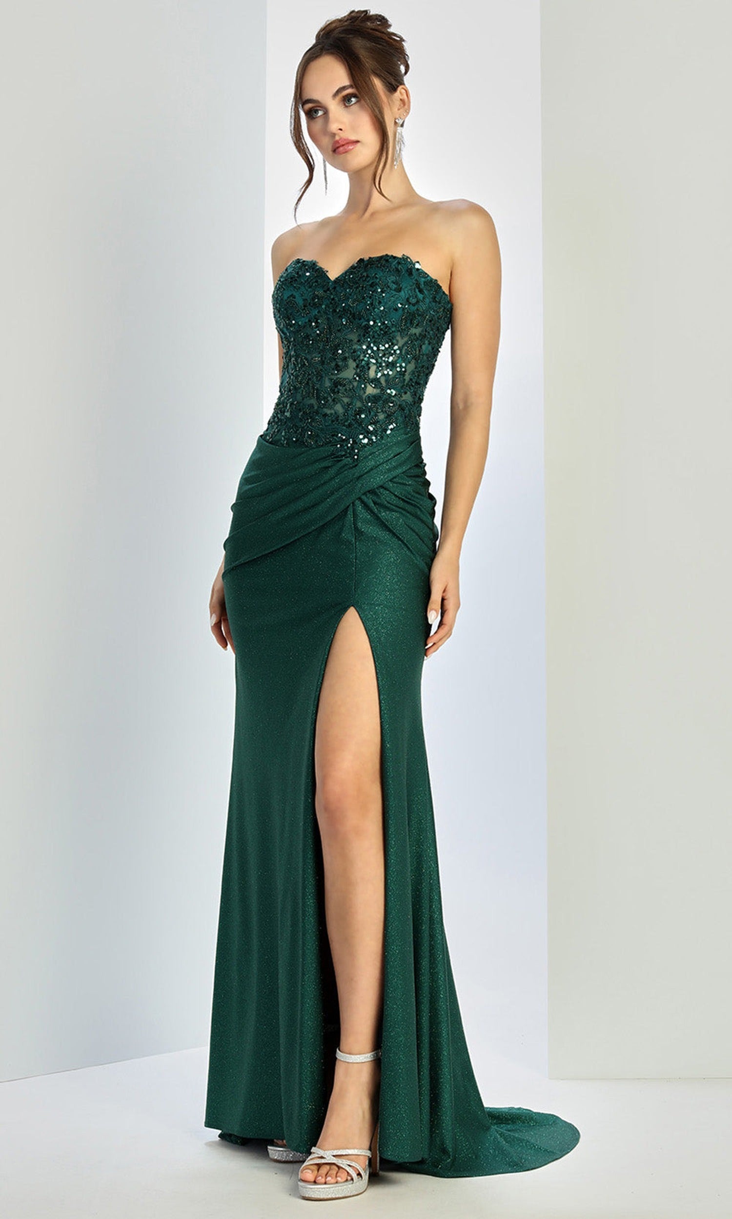 Adora Design 3253 - Ruched Sweetheart Gown