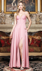 Adora Design 3323 - Sweetheart A-Line Evening Gown