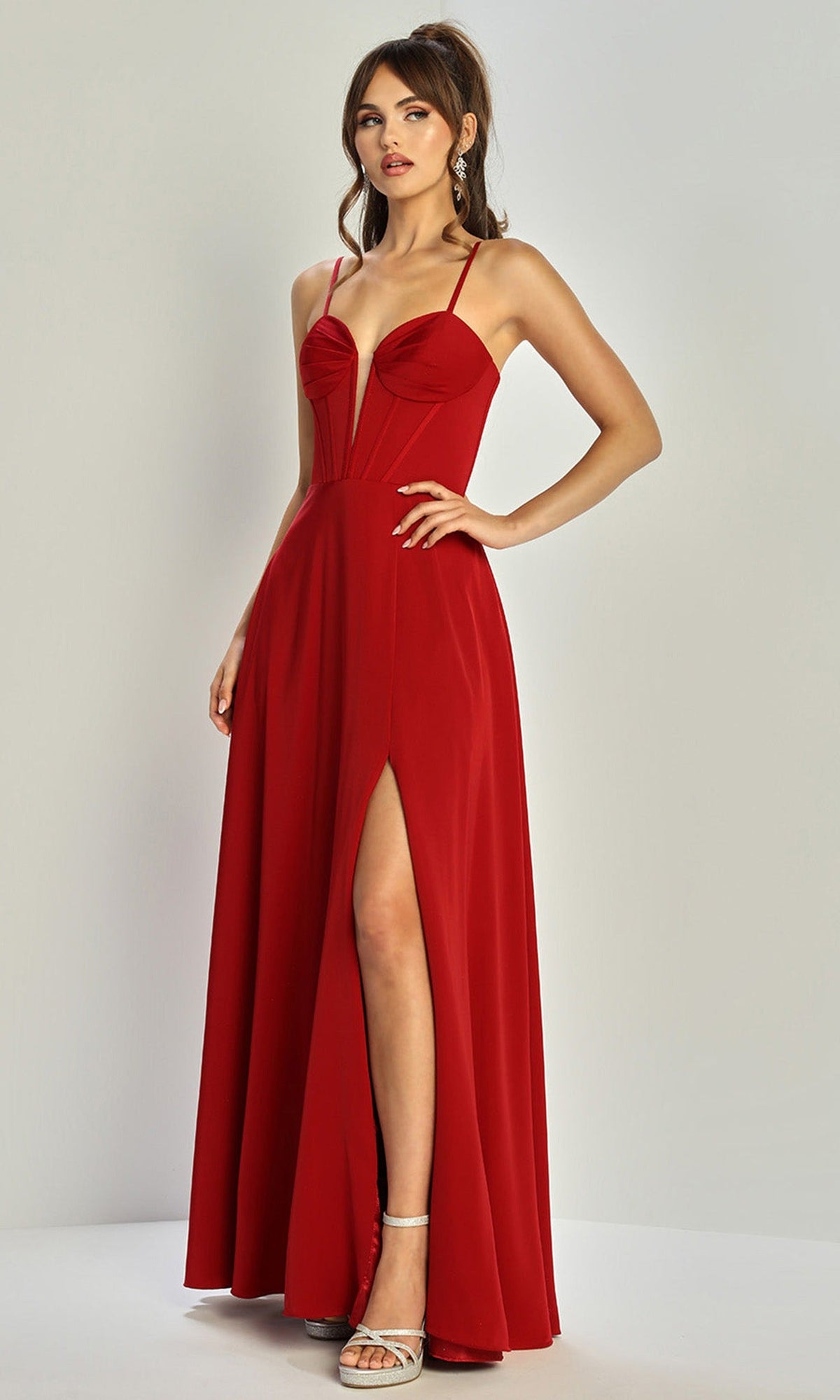 Adora Design 3323 - Sweetheart A-Line Evening Gown