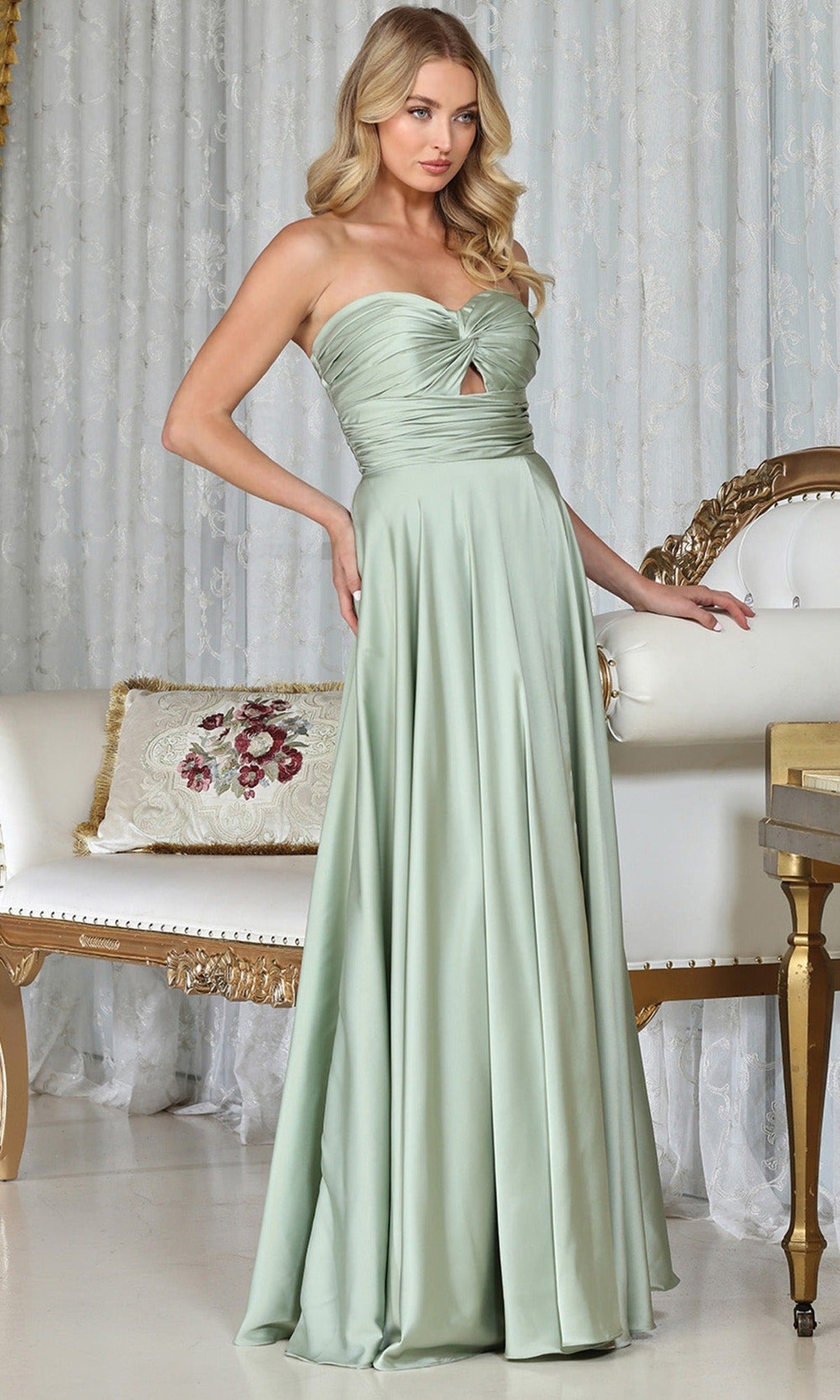 Adora Design 3325 - Ruched Sweetheart A-Line Gown